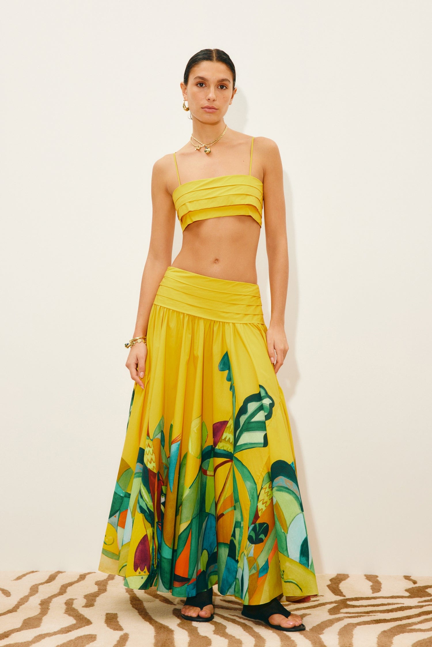 Alemaïs Mokshini jupe midi coton bio
