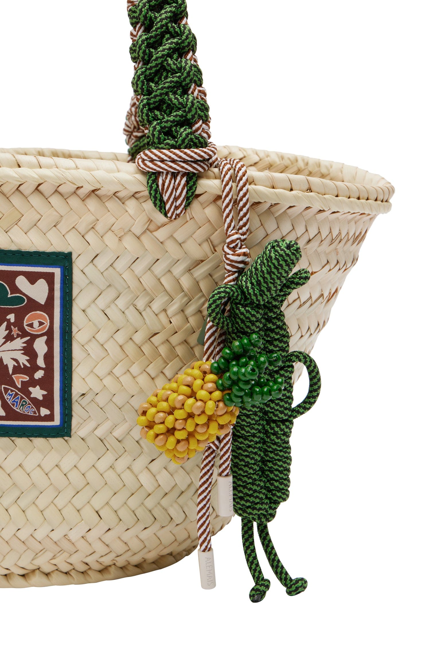Alemais Macrame Midi panier palmier taille unique