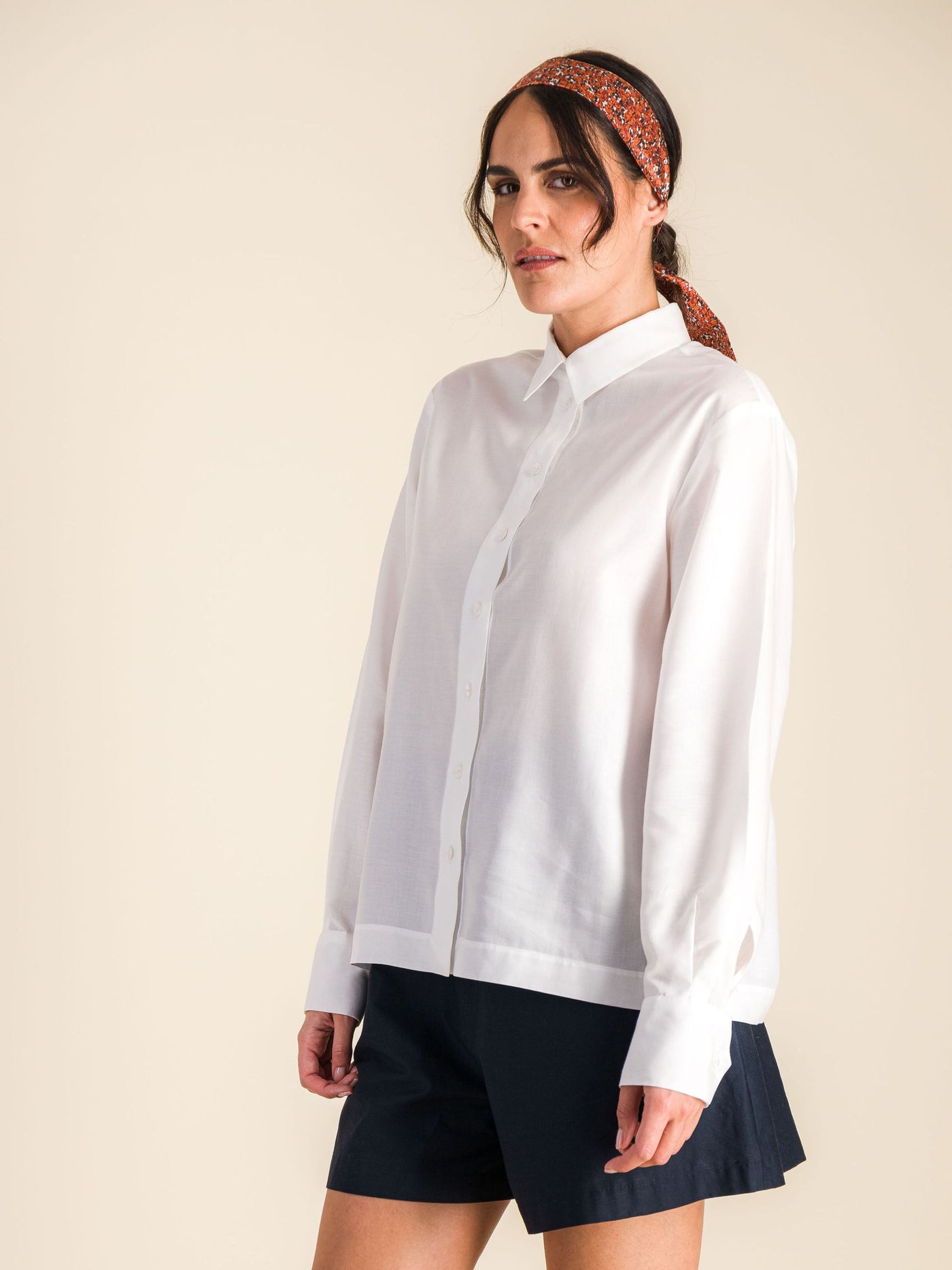 Anahide Saint André Elise chemise blanche coton oversize