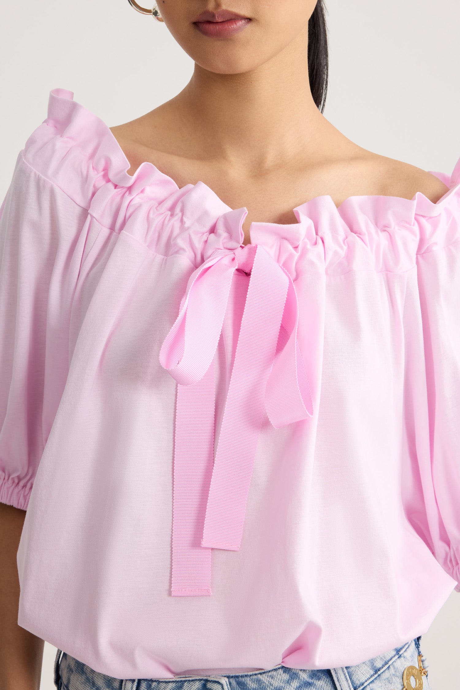 Patou JE139 top coton bio Candy Pink XS-XL
