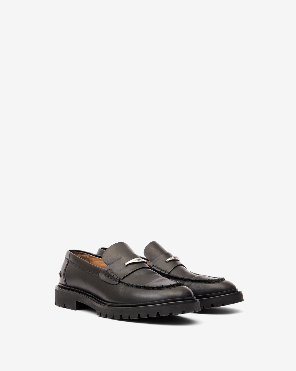 Isabel Marant Frezzah mocassins homme cuir noir 39-45