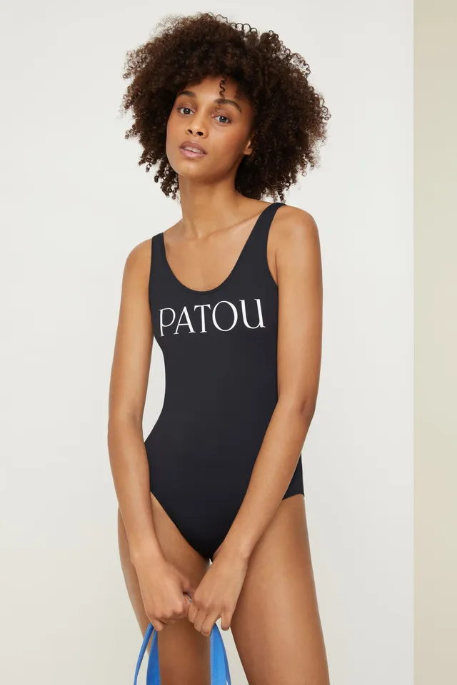 Patou SW001 maillot une pièce noir dos nu 34