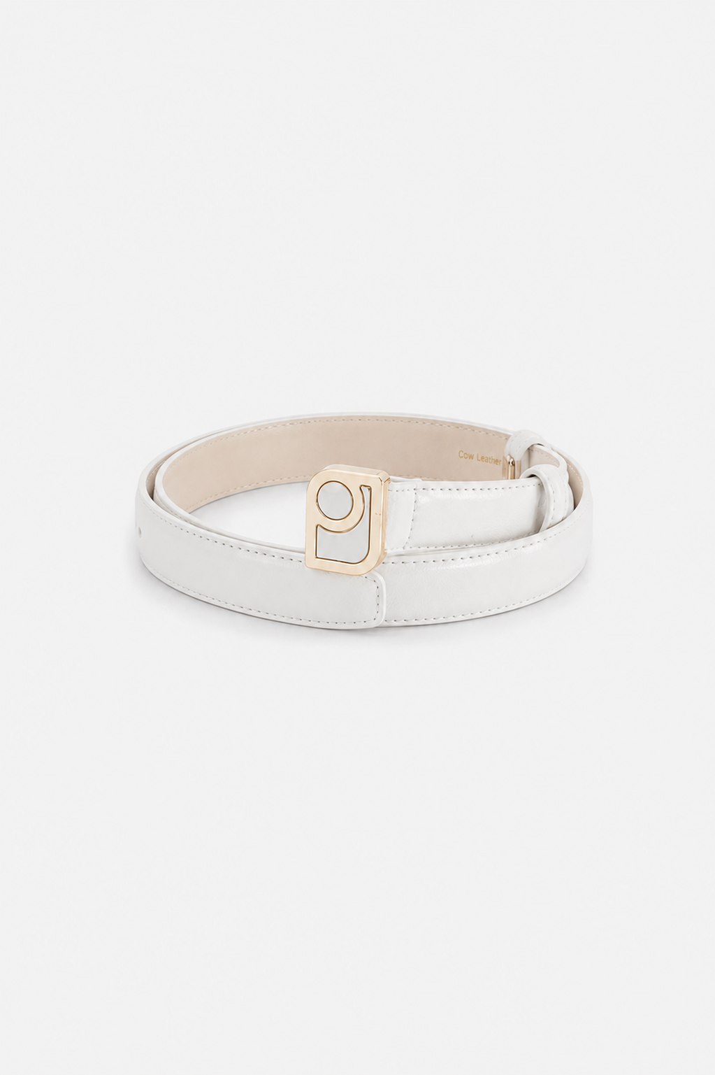 Paul & Joe Rosée ceinture cuir noir boucle logo