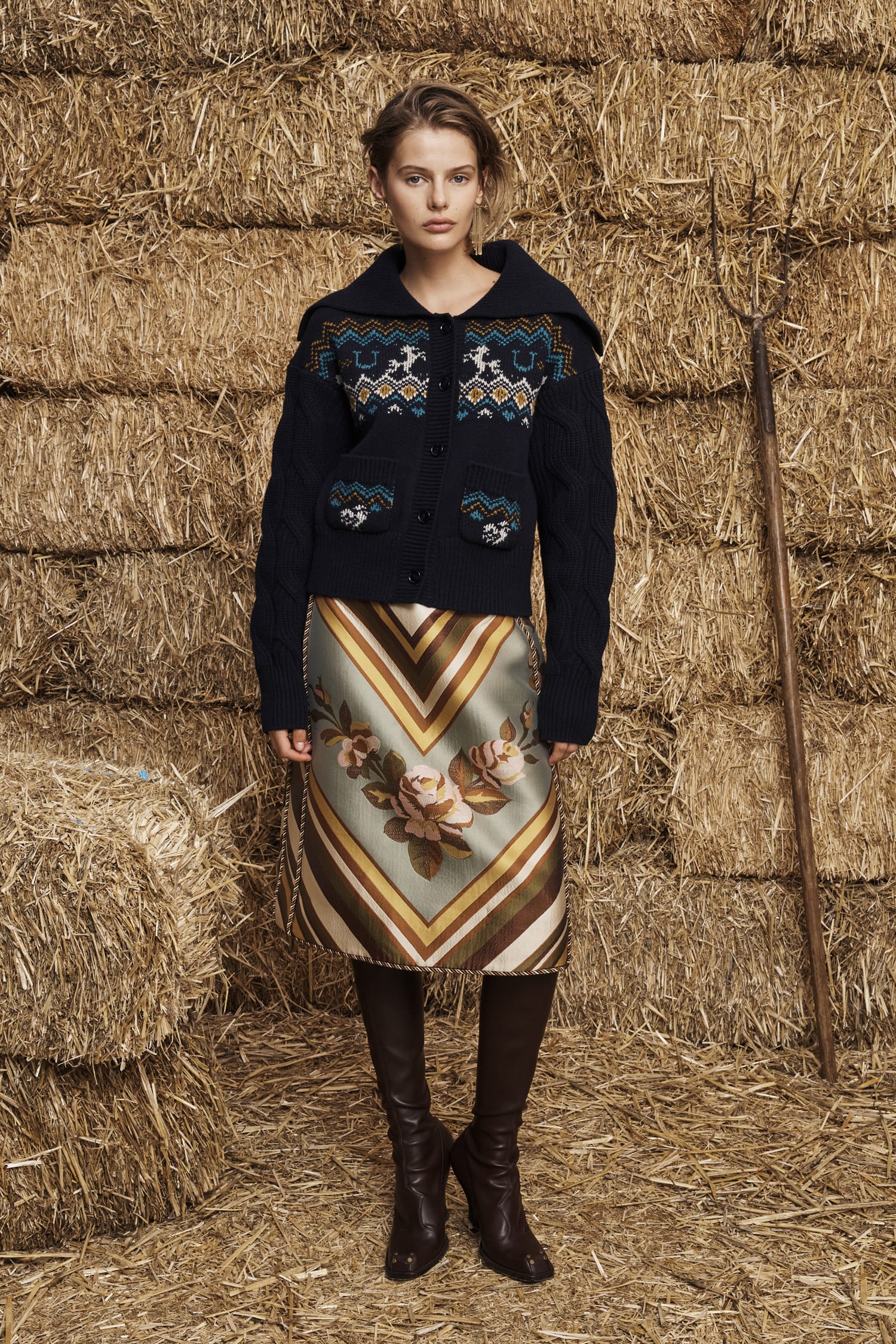 Alemaïs Patsy Knit Cardigan gilet laine mérinos taille M