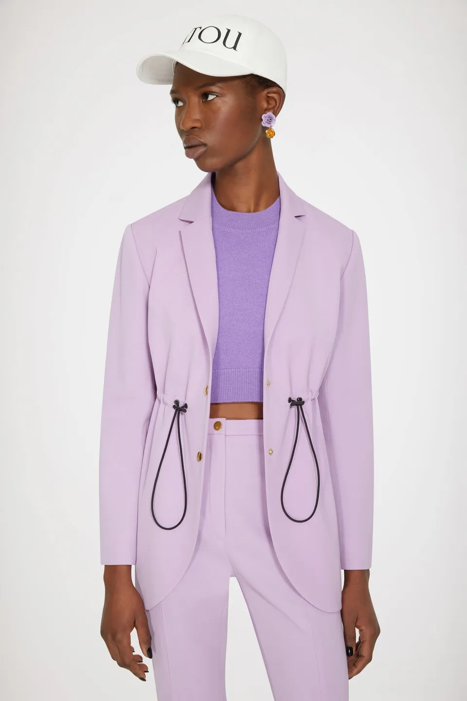 Patou Jackets JA026 veste laine wisteria 38
