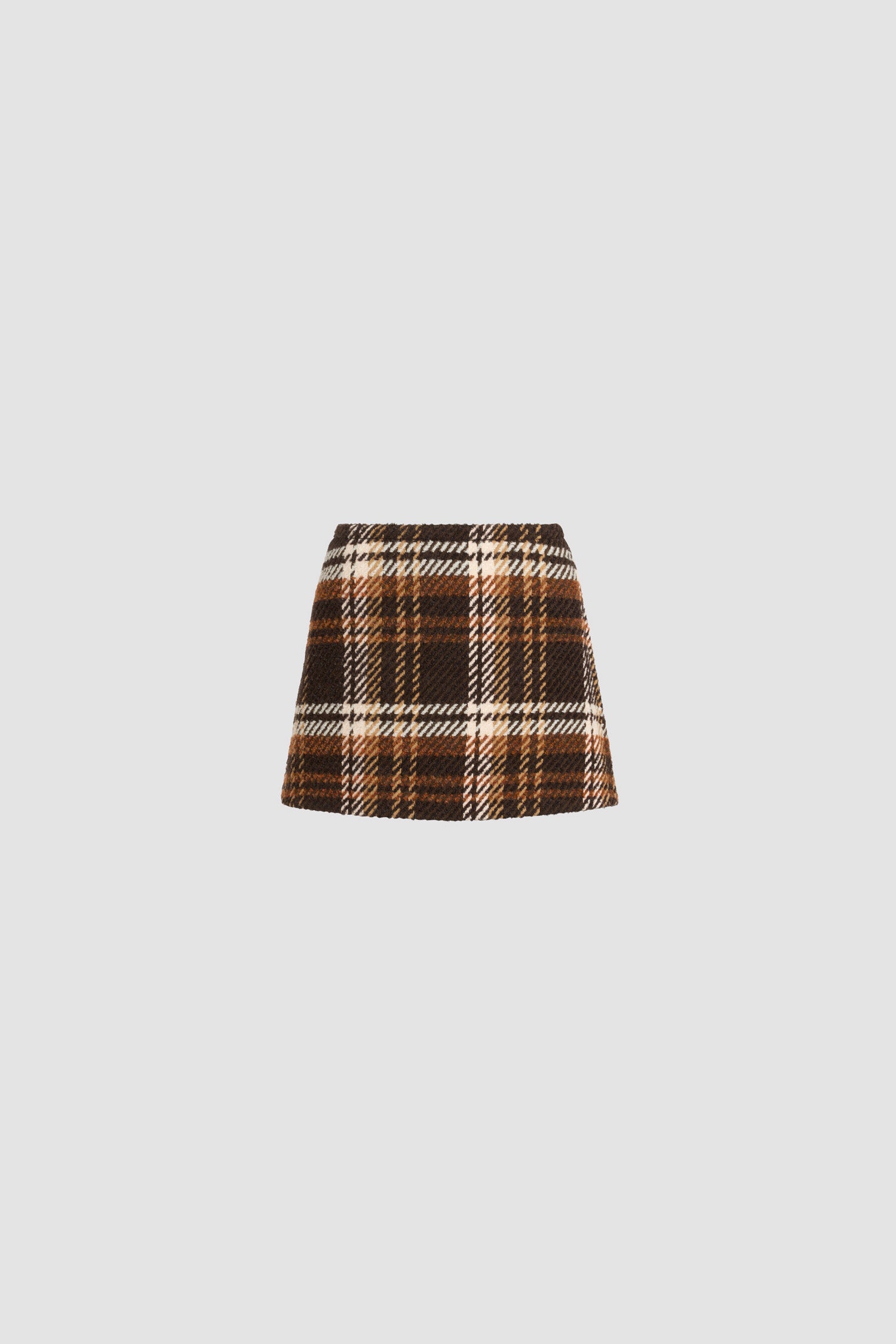 Patou SK086 mini jupe laine carreaux automne