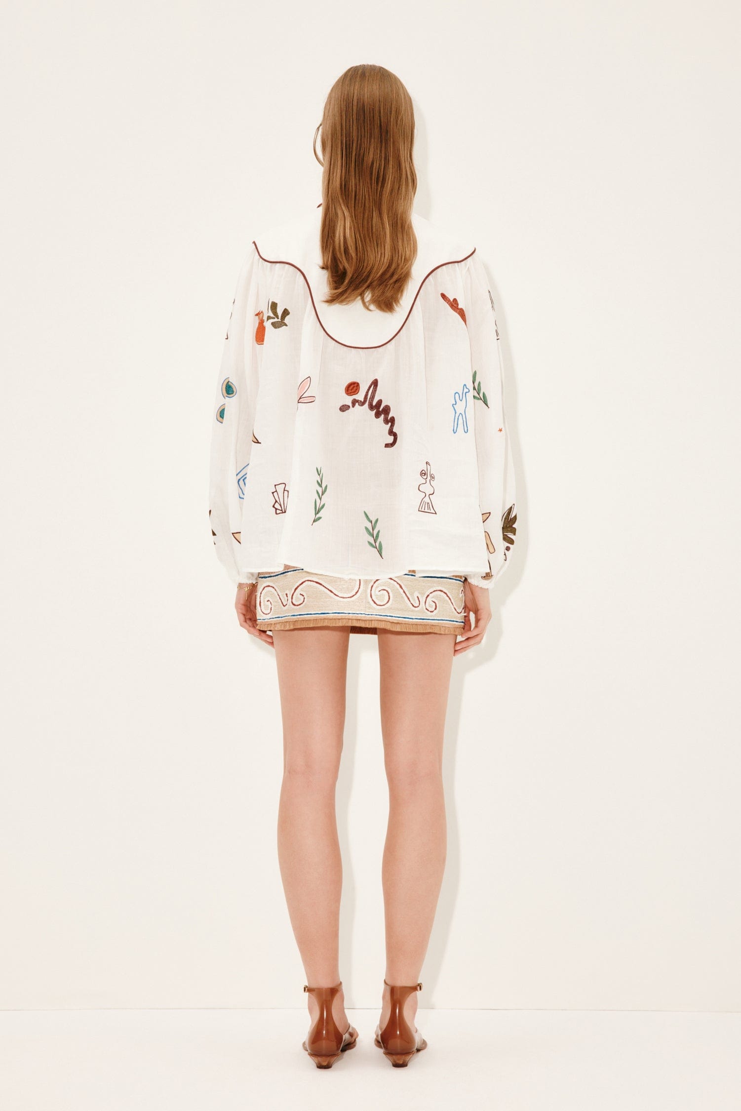 Alemaïs Tops Mina Embroidered Blouse blouse brodée taille 8
