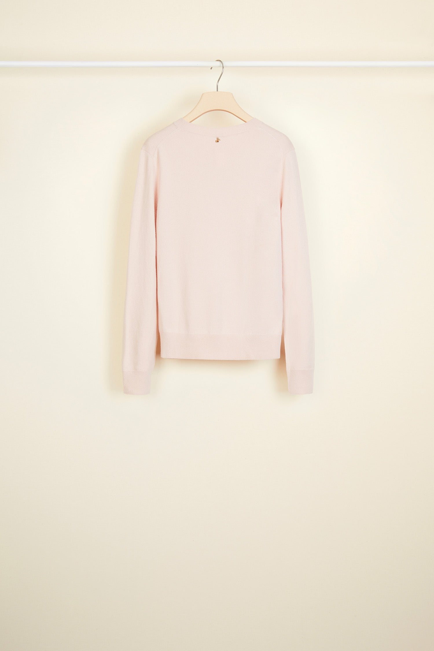 Patou pull H20KN0018000101G beige cachemire M