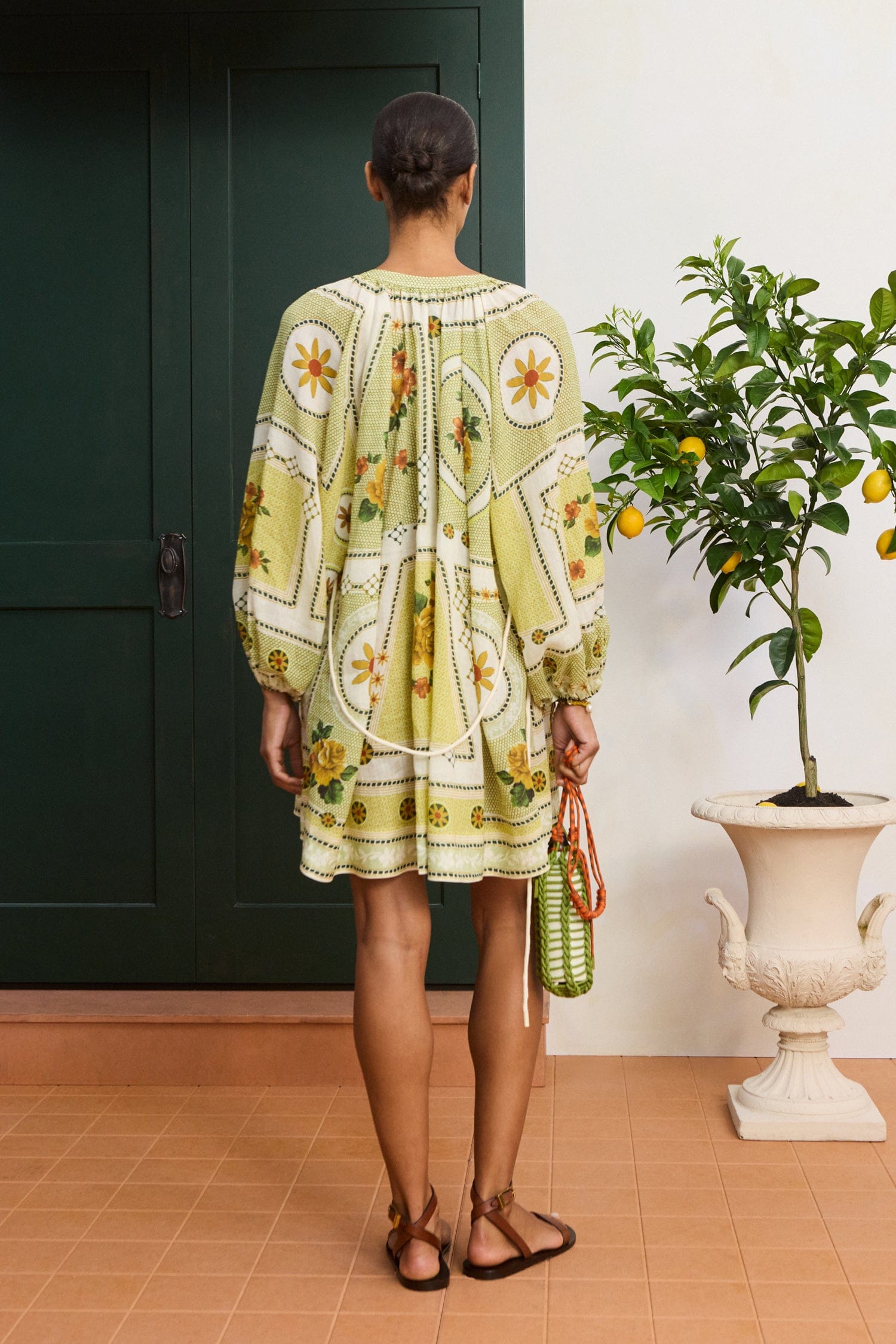 Alemaïs Dixie Mini Dress robe ramie fleurie
