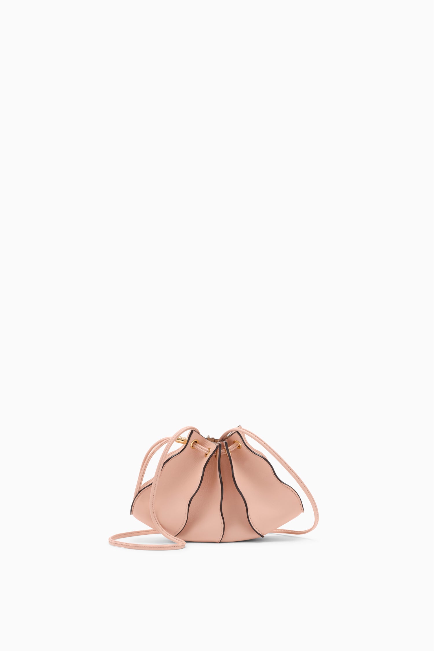 Ulla Johnson Adria Petit Sac Tulip Cuir Nappa Crossbody