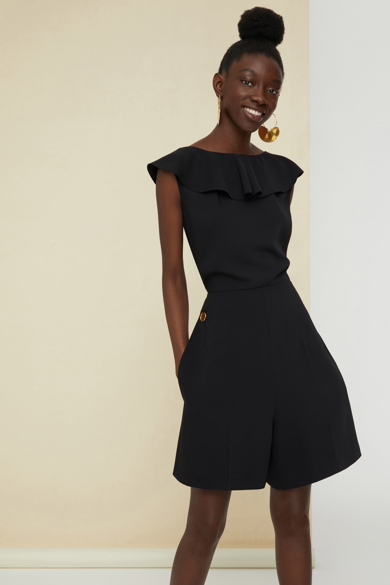 Patou JU002 A20JU0020012999B combinaison cady noir dos nu
