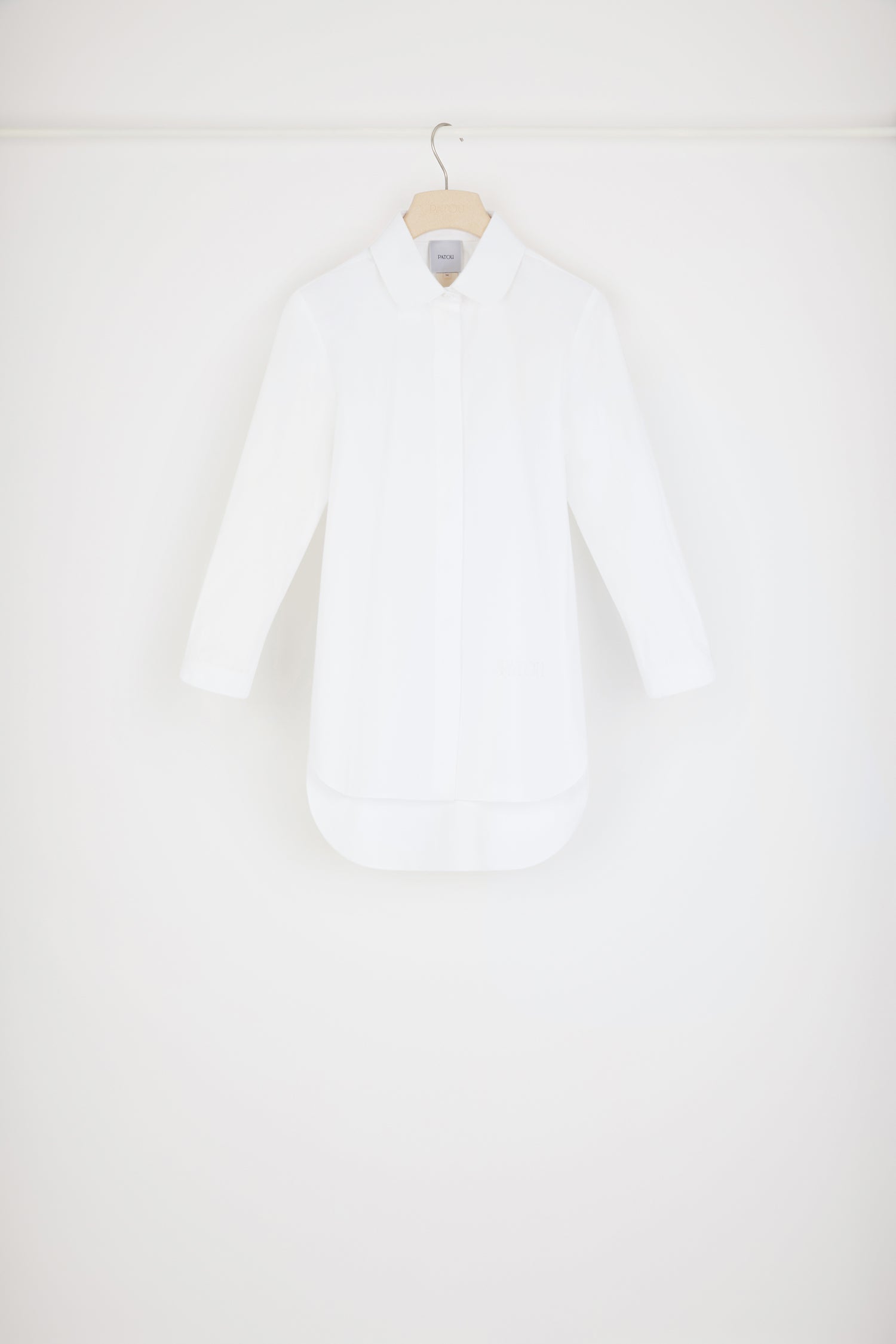 Patou Tops chemise BL0200017001W coton bio blanche