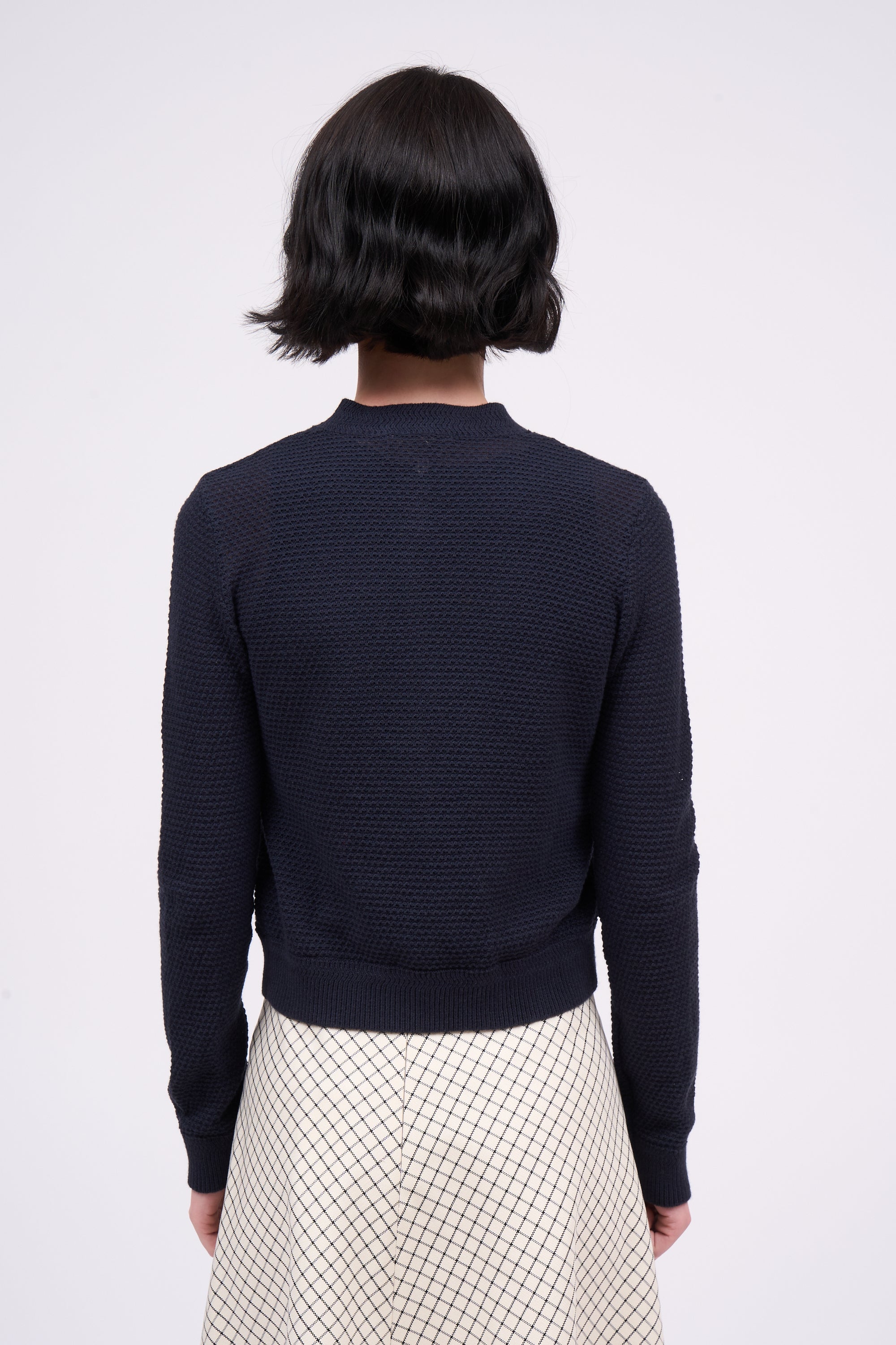 Paul & Joe Modigliani cardigan coton cachemire marine