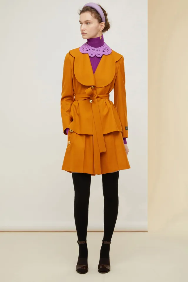 Patou A21JA0210005252T veste Gingerbread laine bio