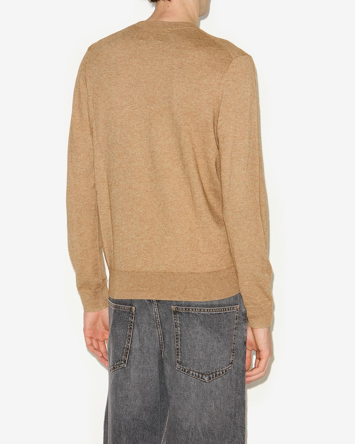 Isabel Marant Evans pull camel col rond laine