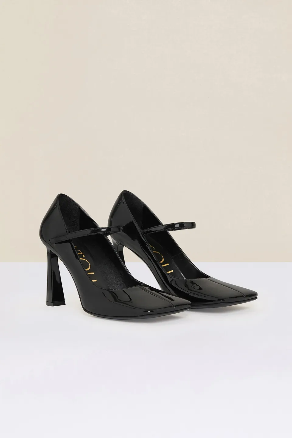 Patou Mary Jane P21FO007 escarpins noirs vernis