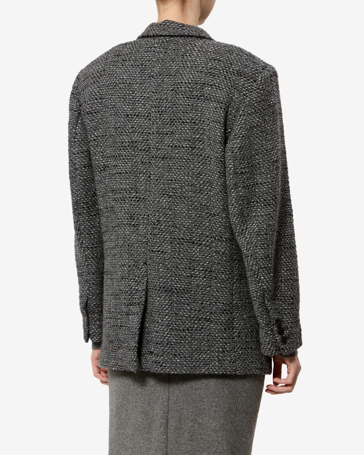 Isabel Marant Parly veste tailleur anthracite chevrons
