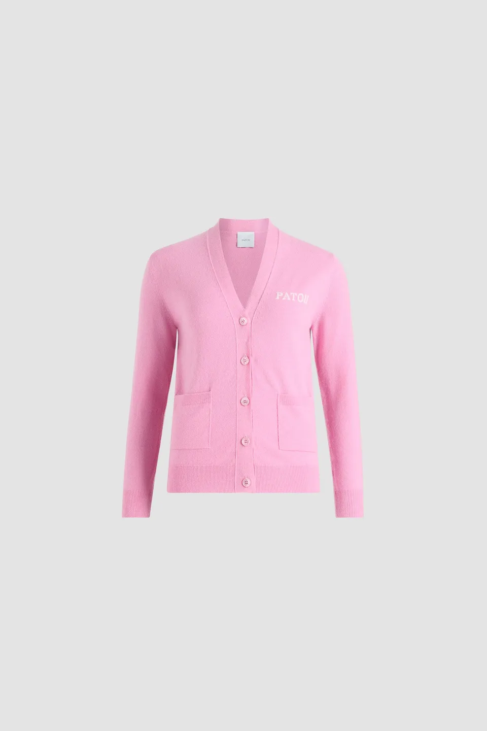 Patou Knitwear cardigan KN3068041458P laine rose XS-XL