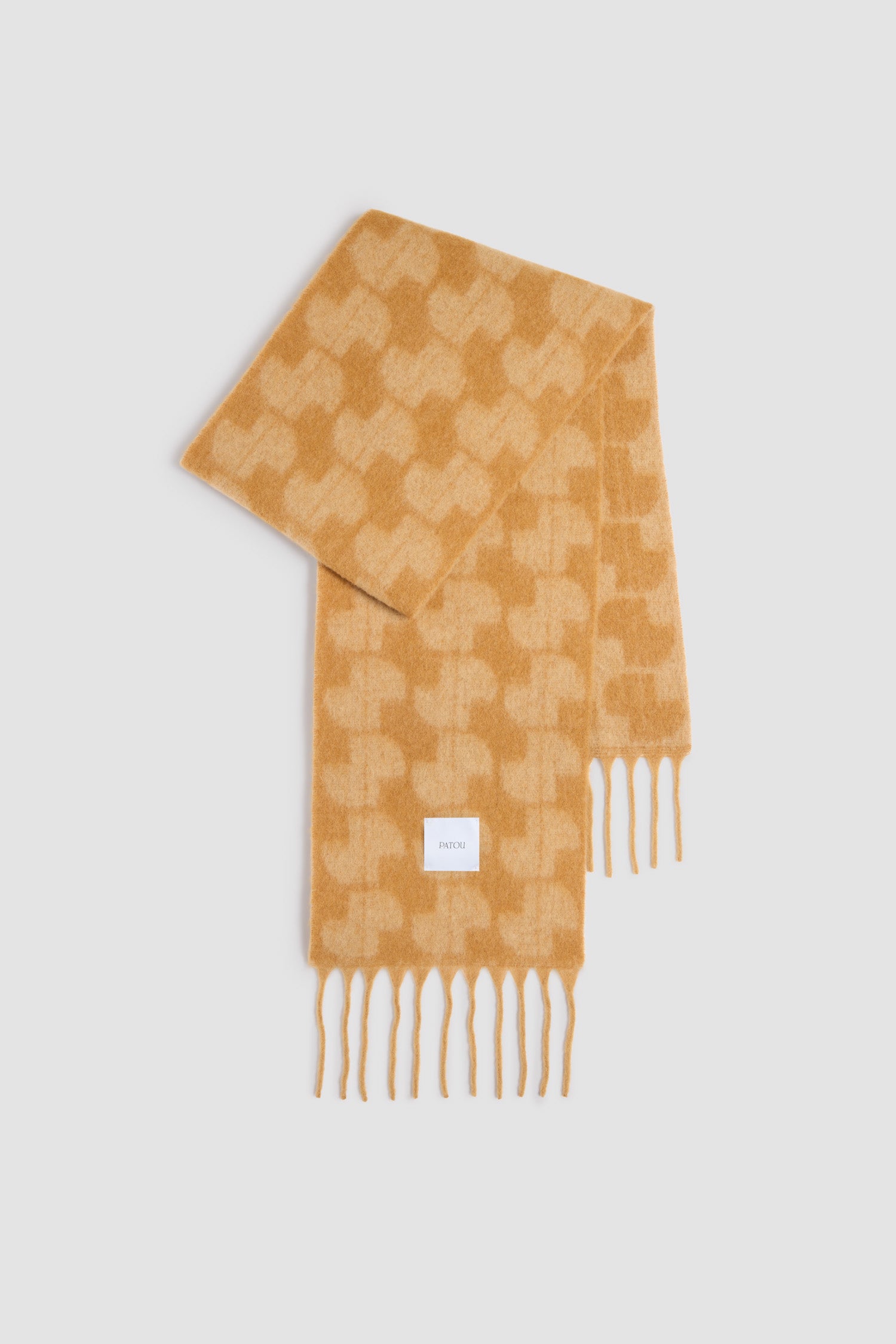 Patou H24AC0720198109B foulard alpaga Biscuit