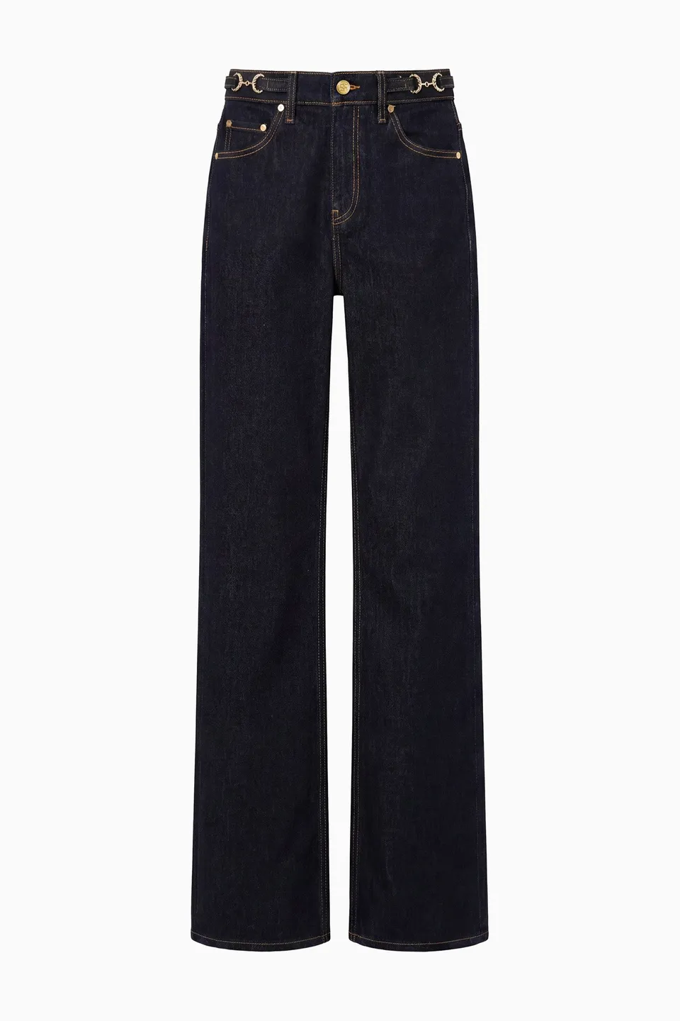 Ulla Johnson Colette UJ9904087 jean droit Tigris bleu délavé