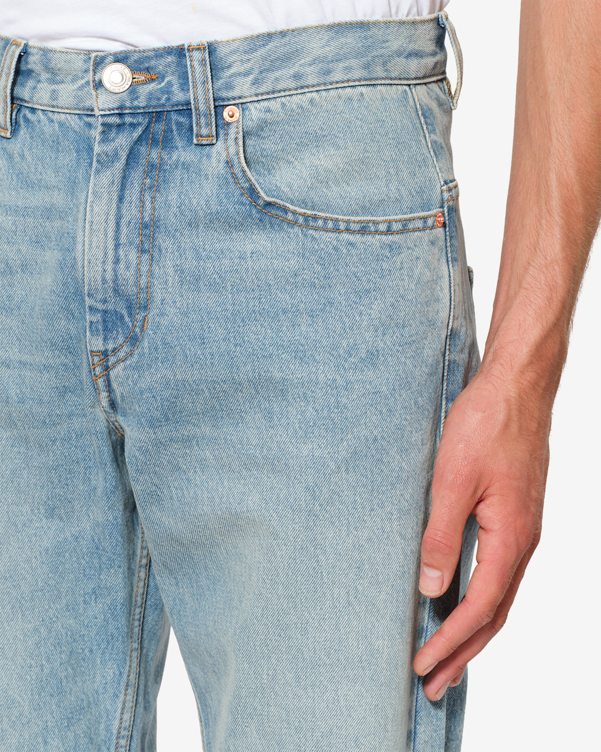 Isabel Marant Jeans Jude jean droit bleu vintage