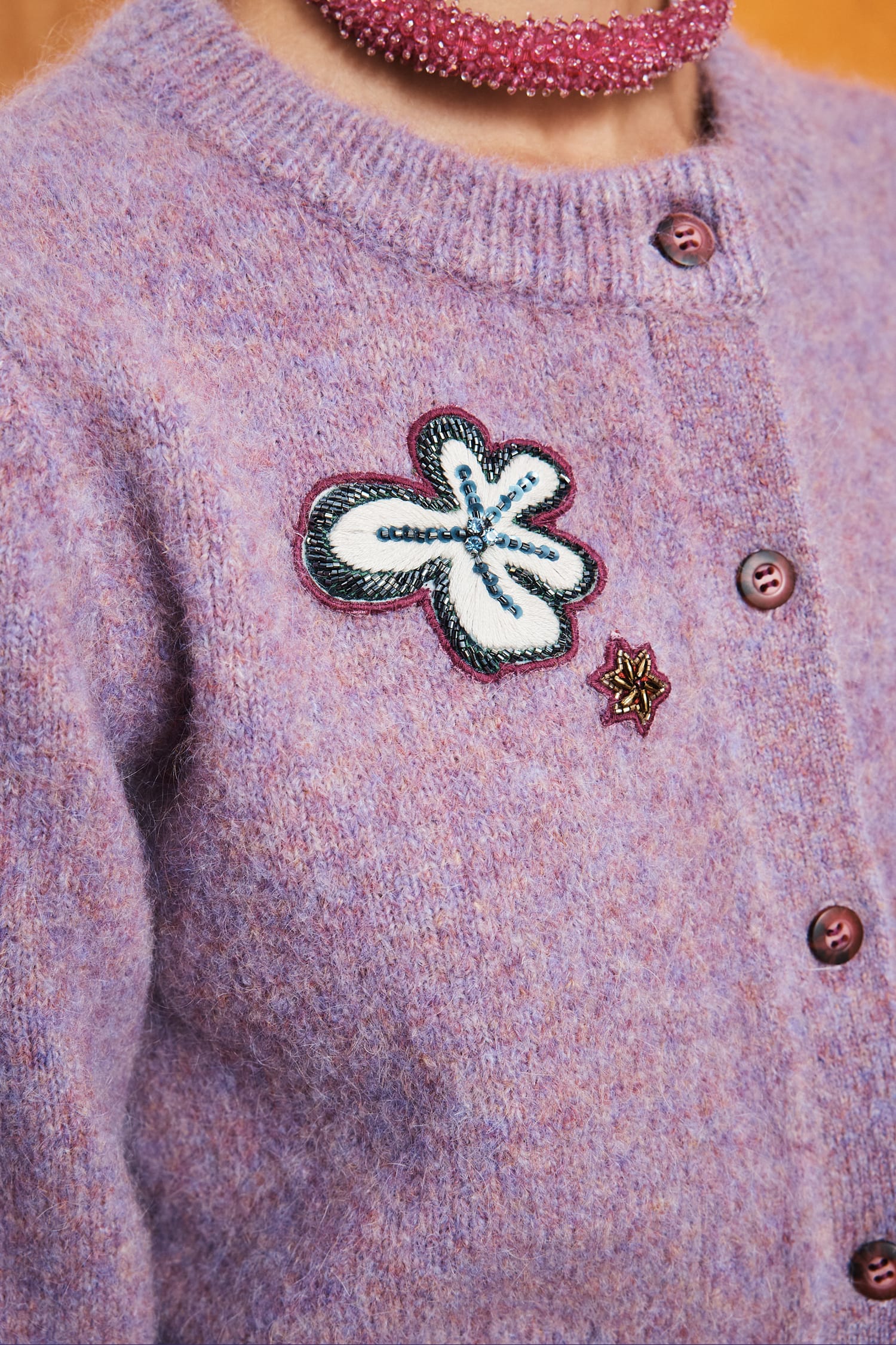 Alemais Reggie cardigan court mohair taille S