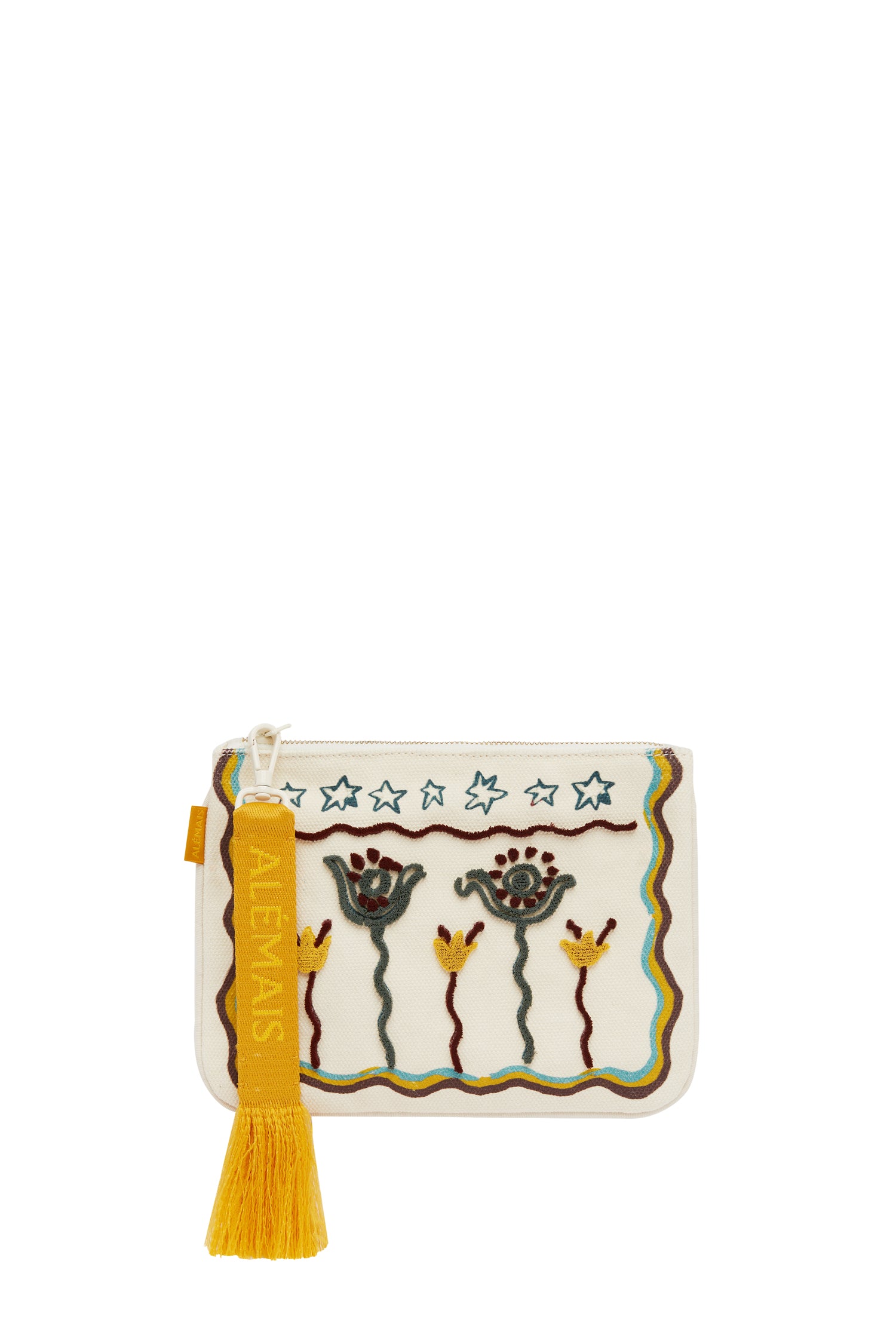Alemaïs Sun Dancer Clutch pochette toile coton