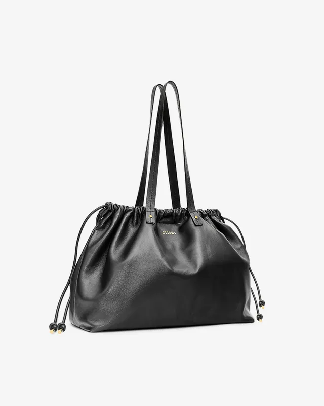Isabel Marant Silven cabas cuir agneau noir 40 cm