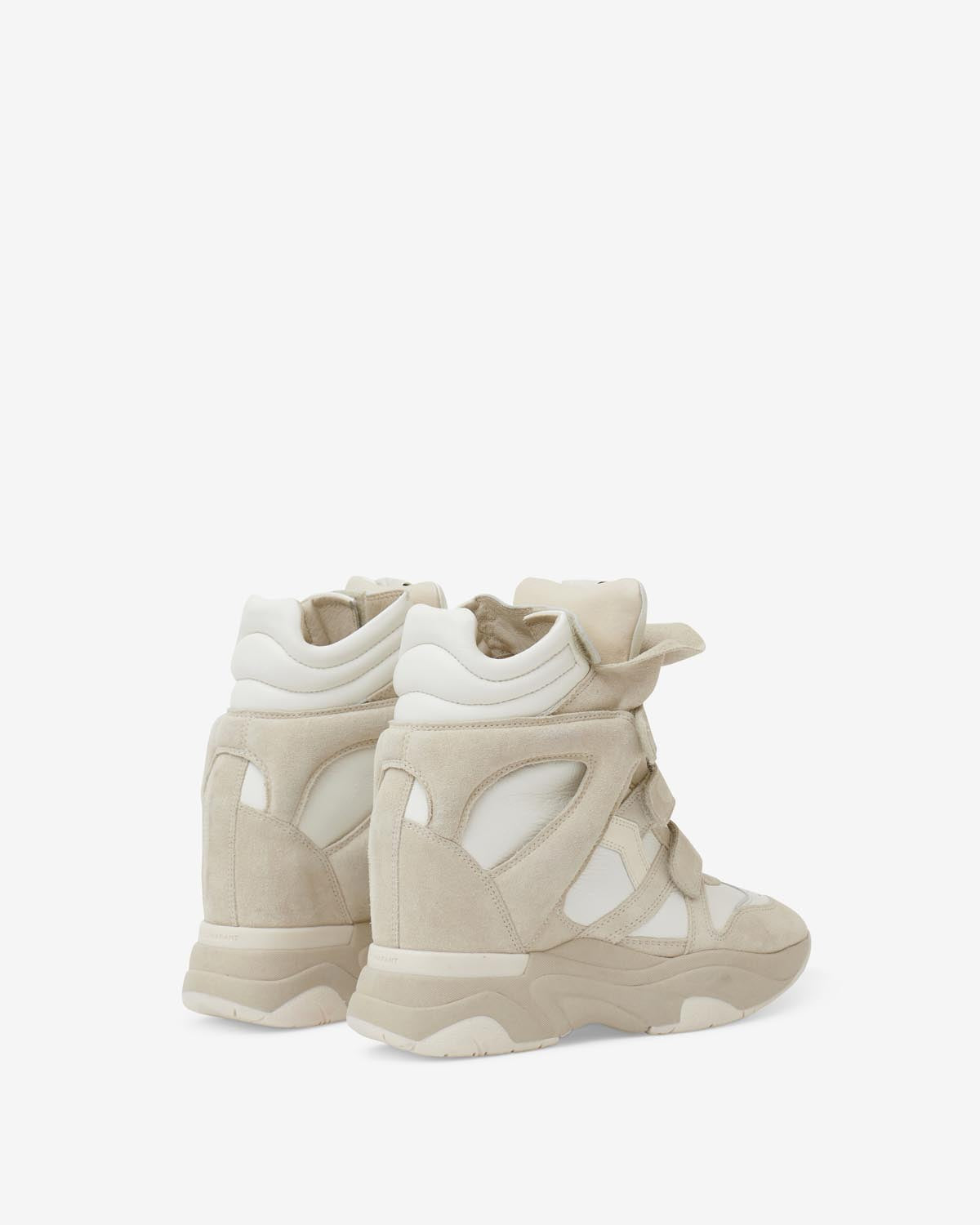 Isabel Marant Balskee baskets cuir blanc compensées 4 cm