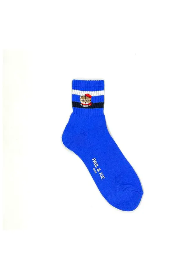Paul & Joe Nounette in Paris chaussettes bleues TU épaisses