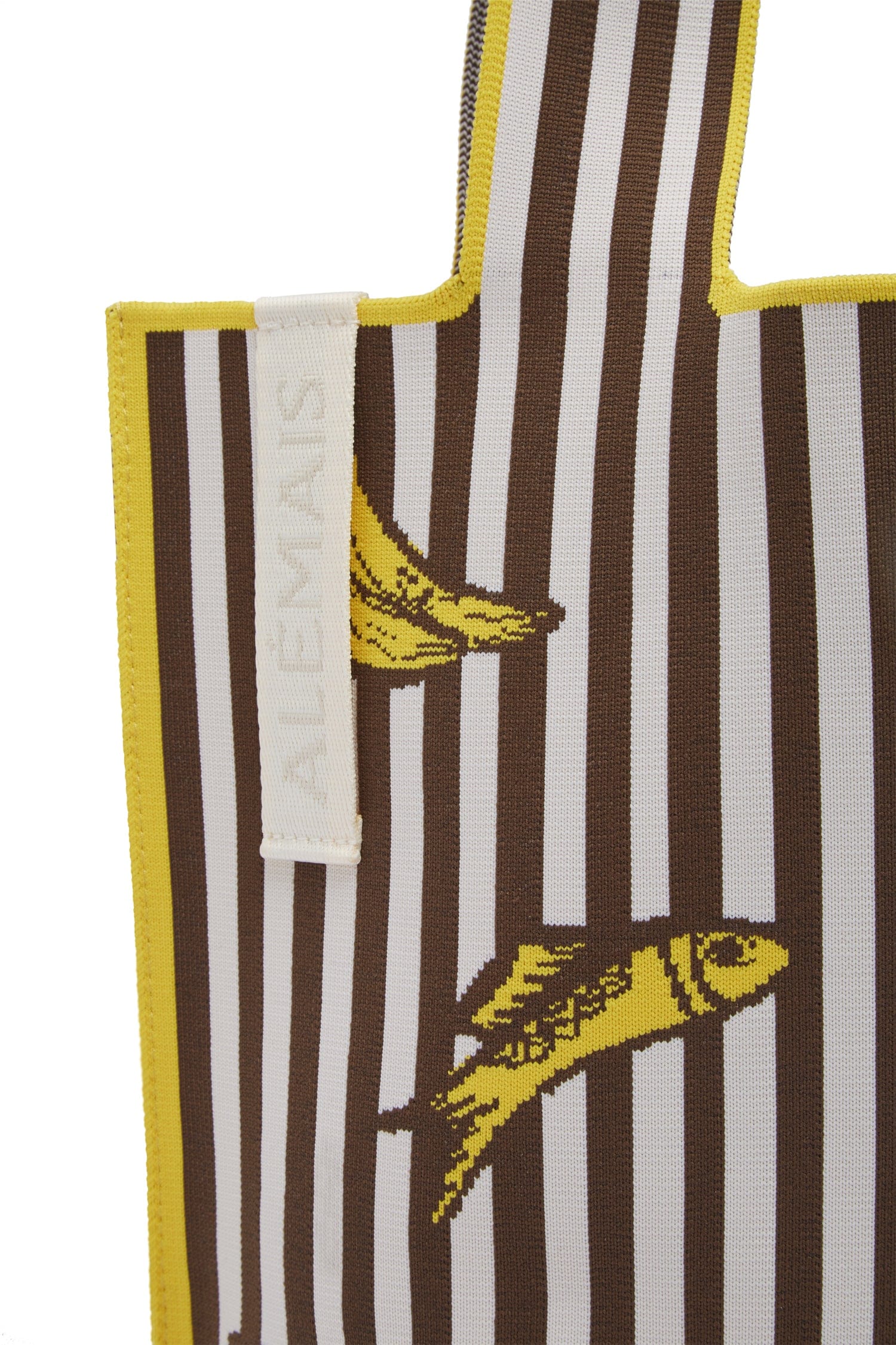 Alemäis Mona Jacquard Shopper Tote cabas recyclé rayé