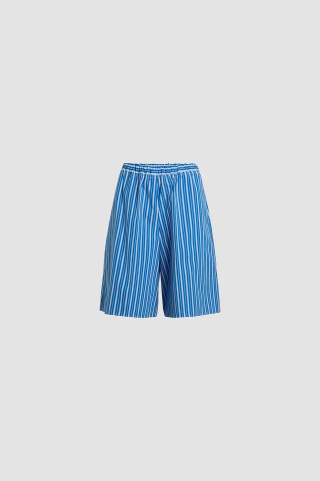 Patou Longline H24TR04301905062 short coton rayures bleues