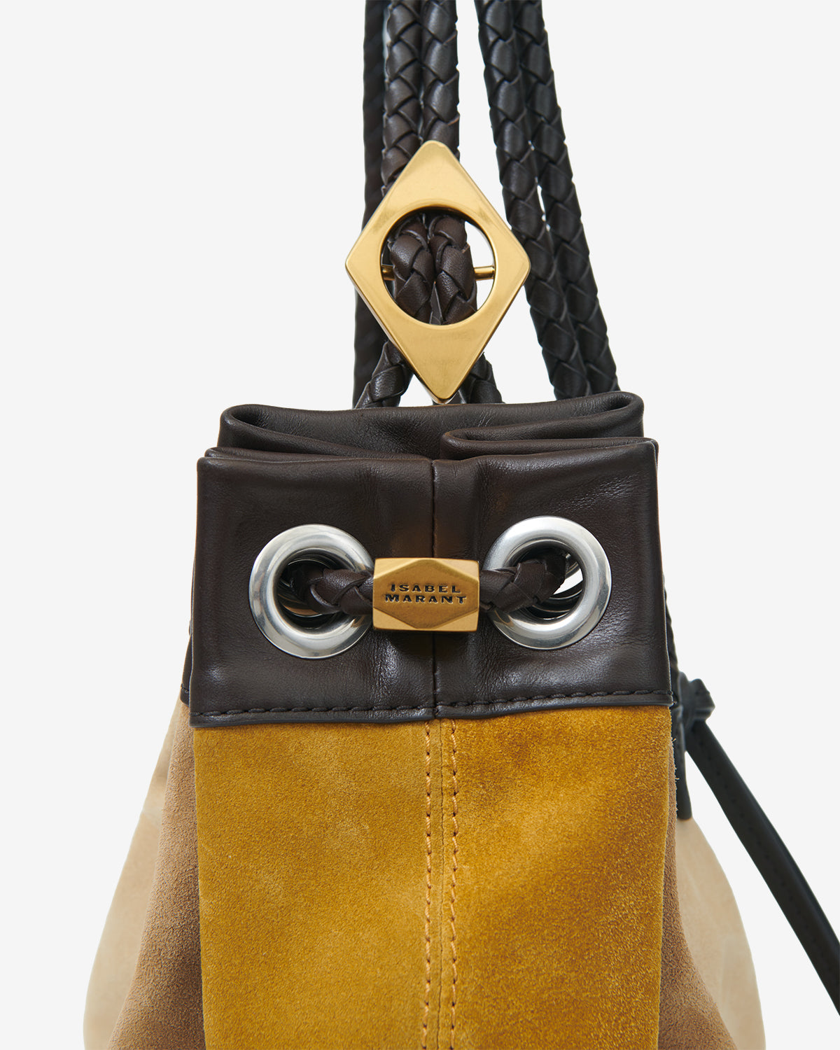 Isabel Marant Maia Medium PP0501 sac cuir beige multicolore