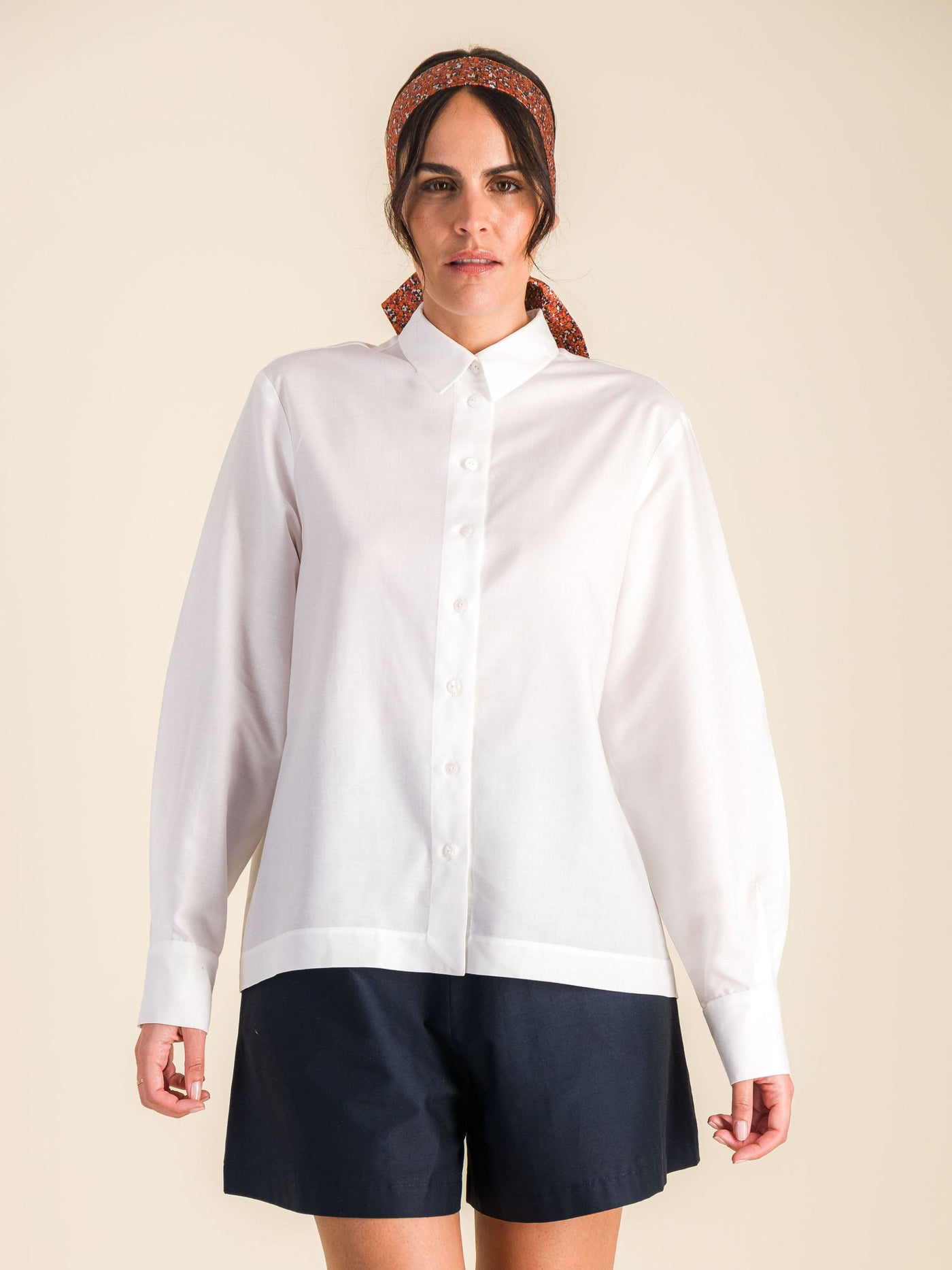 Anahide Saint André Elise chemise blanche coton oversize