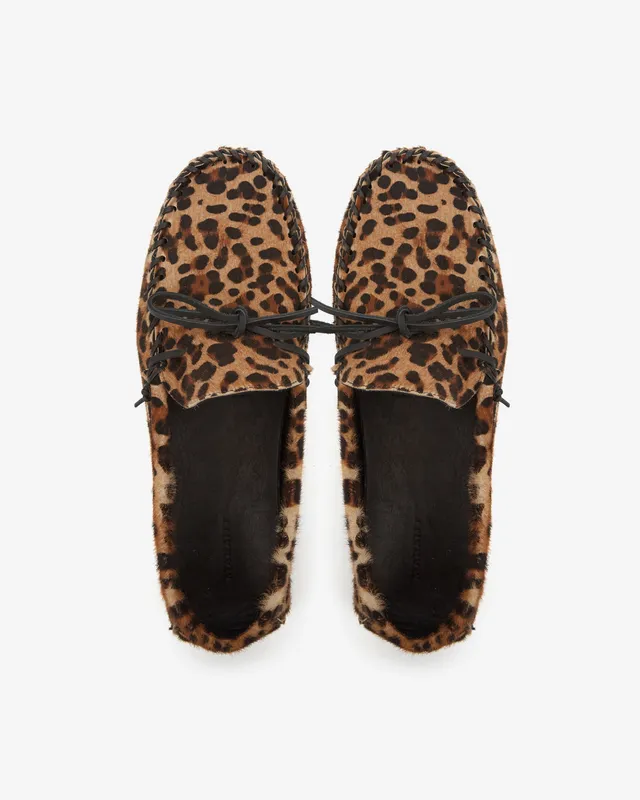 Isabel Marant Fitzo MC0026HA mocassins cuir léopard