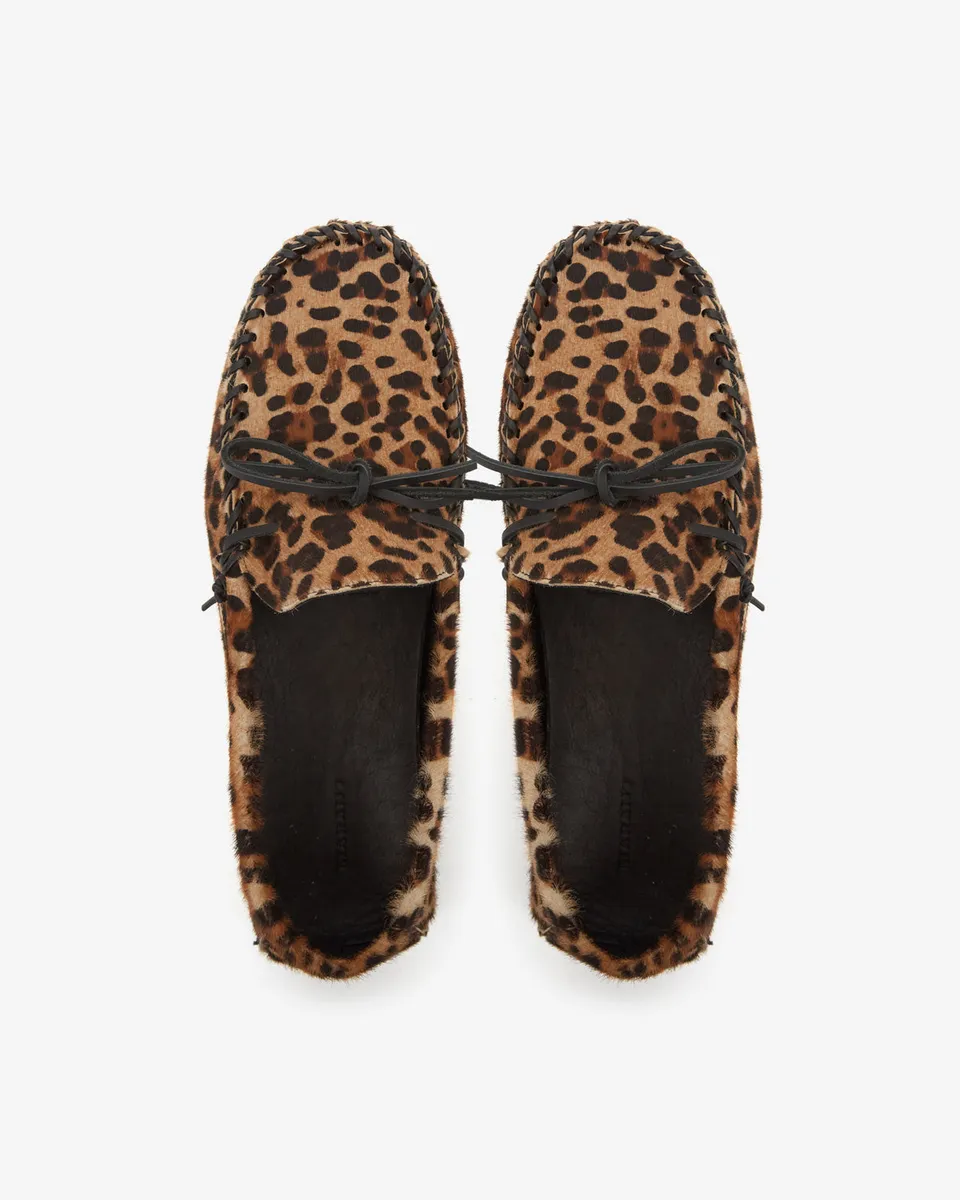 Isabel Marant Fitzo MC0026HA mocassins cuir léopard