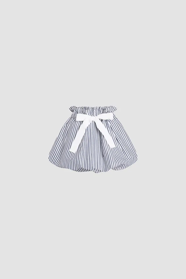 Patou P26SK11602495970 jupe faille rayée bleue taille cordon