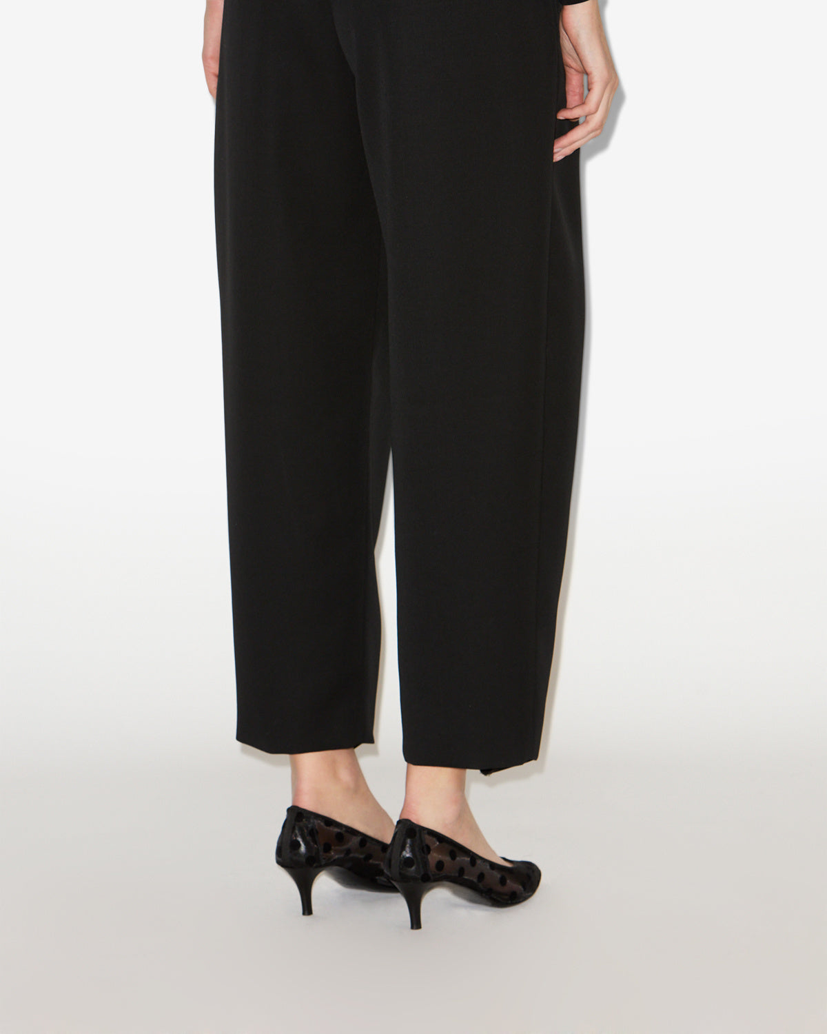 Isabel Marant Janice PA0613FA-C4G01I pantalon laine noir