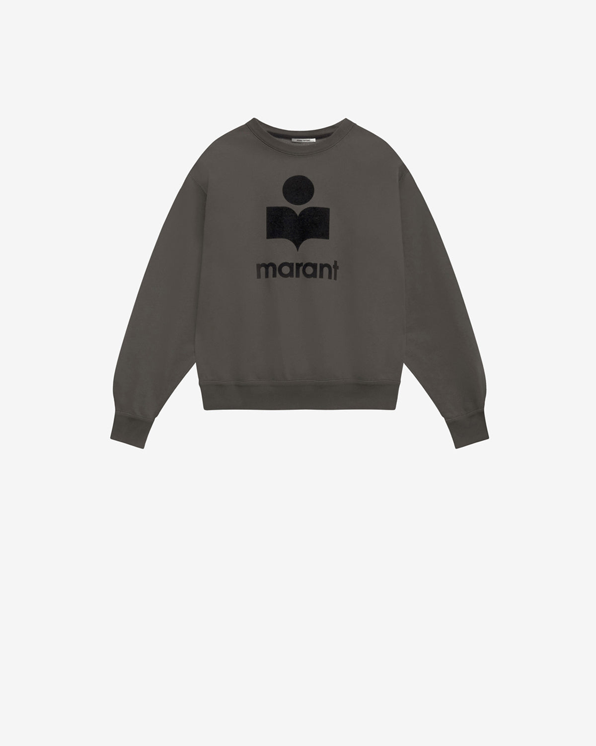 Isabel Marant Mikoy sweat coton noir délavé logo