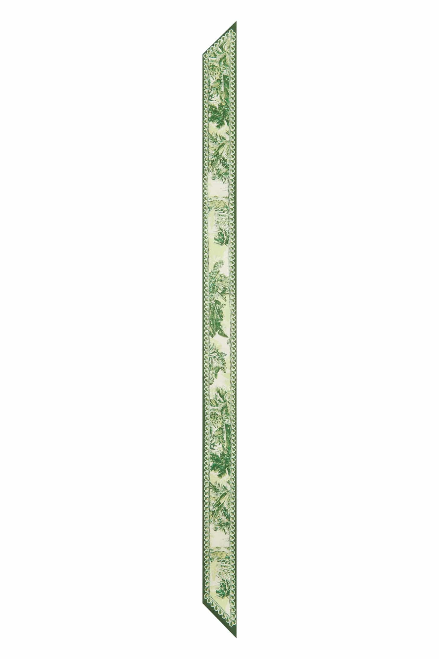 Alemaïs Sara foulard soie ruban imprimé