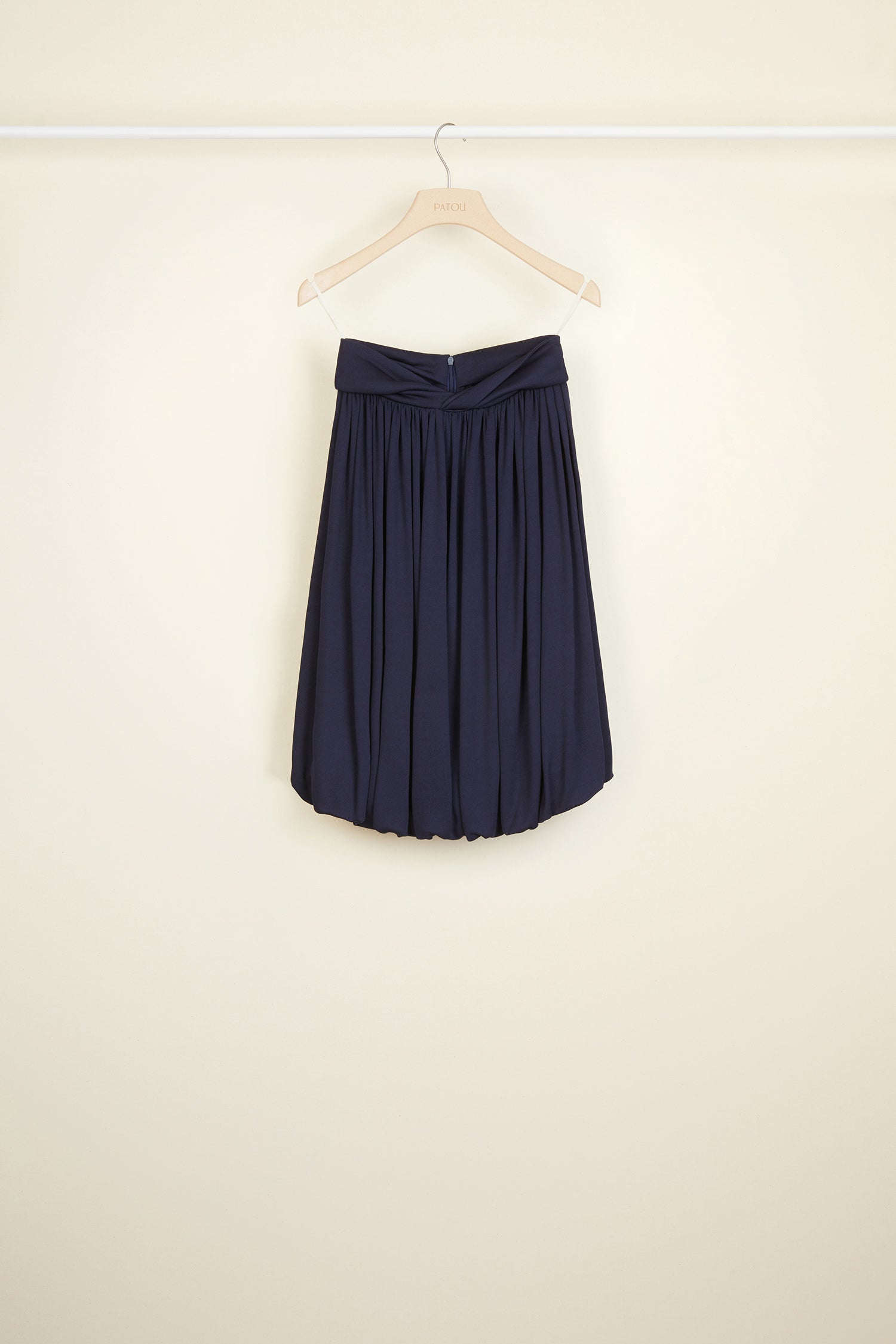 Patou jupe boule taille twistée bleu Sapphire Blue