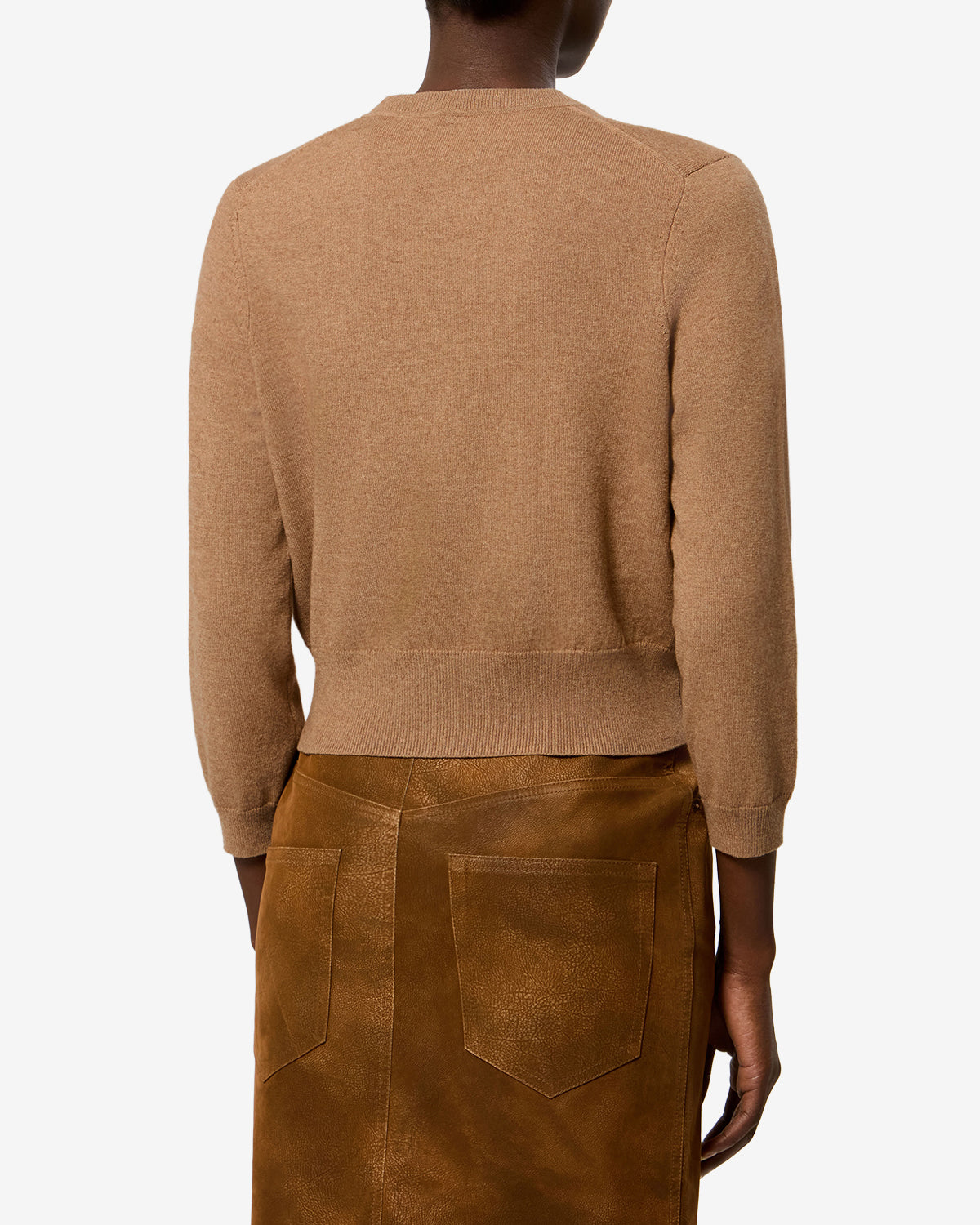 Isabel Marant Mailles Cardigan Lona Camel Gris Clair 36