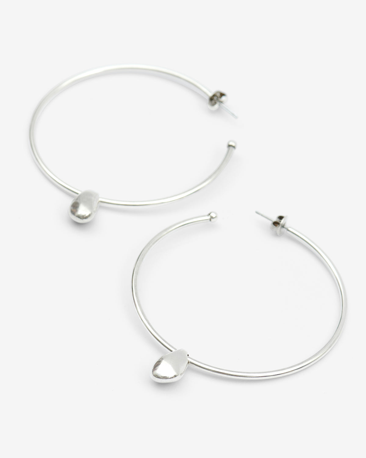 Isabel Marant Shiny Day boucles oreilles argent 7 cm