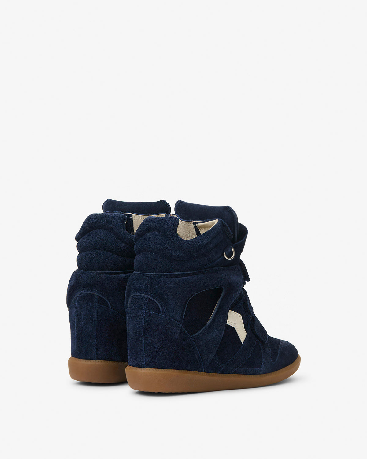 Isabel Marant Bekett Ring baskets compensées bleu foncé