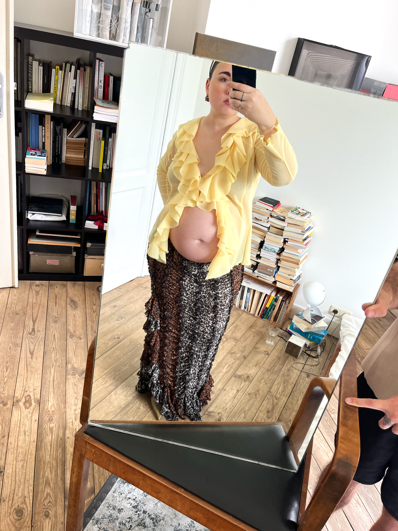 Ester Manas Tops Mimosa Ruffled Bolero boléro Mimosa