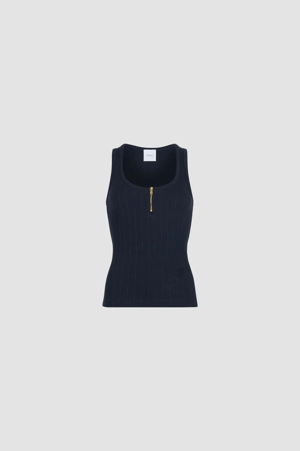 Patou P25JE1499971699N débardeur coton bio Navy Black