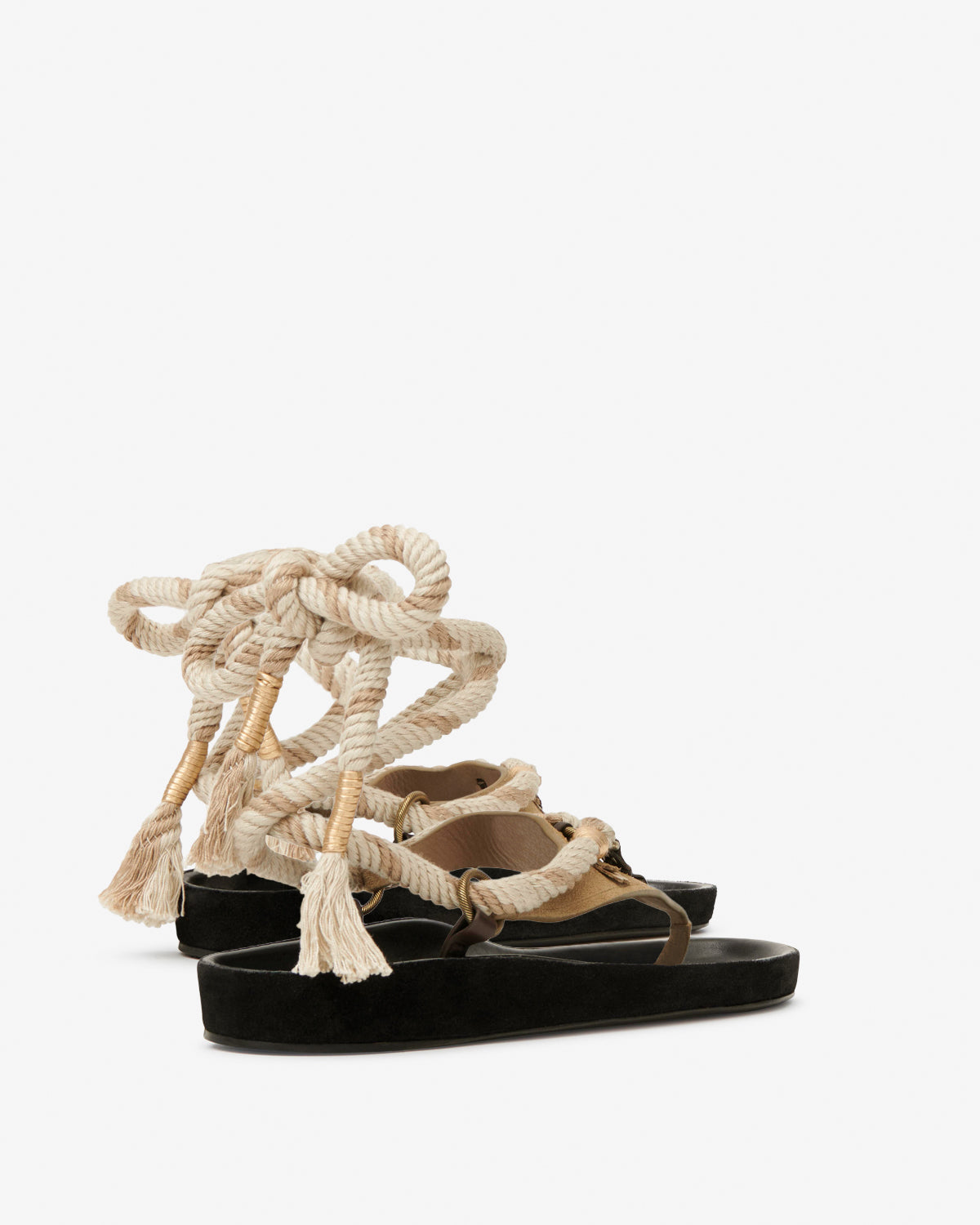 Isabel Marant Onyna sandales taupe suede kaki