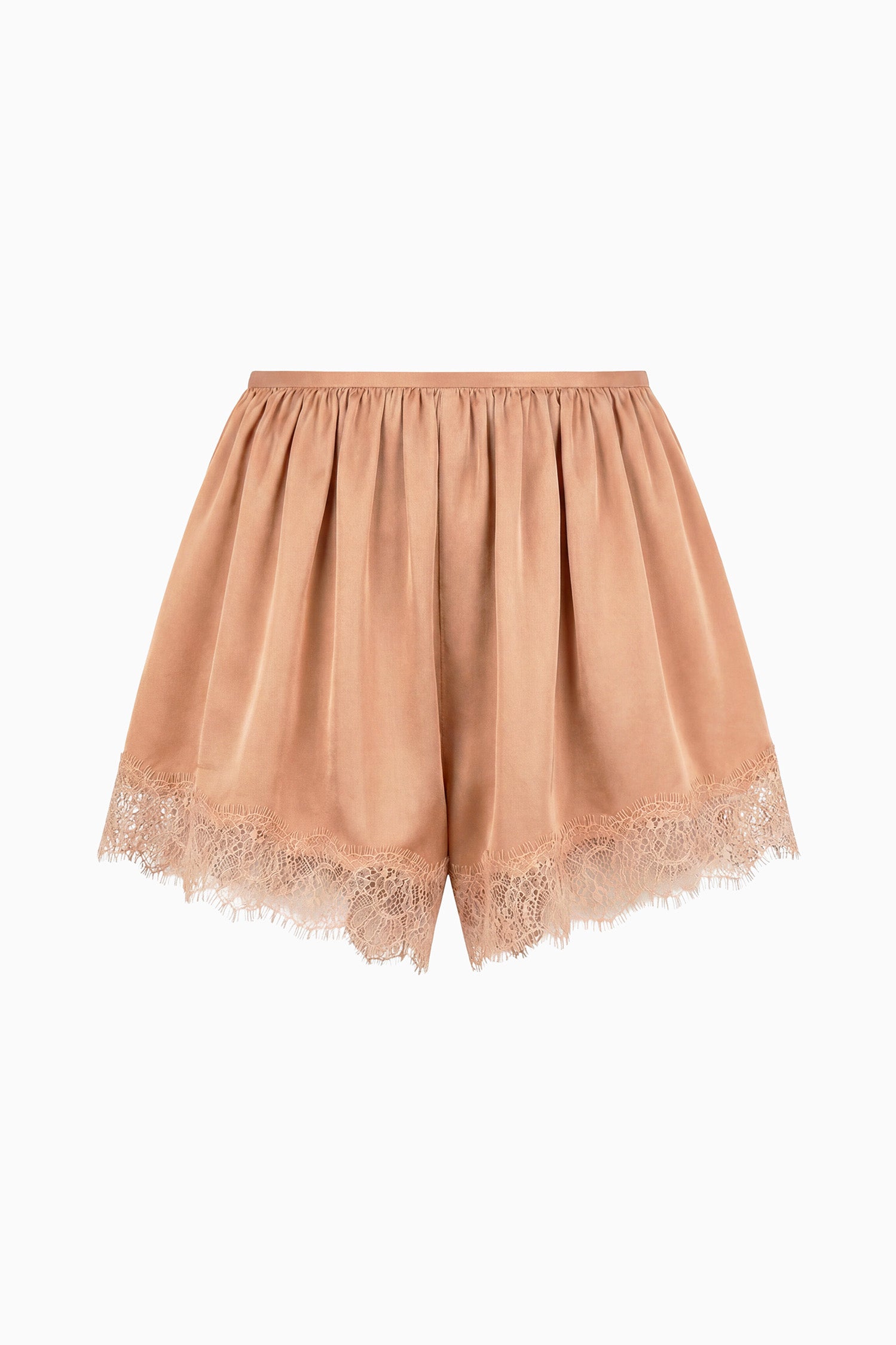 Ulla Johnson Georgina short soie macaroon dentelle