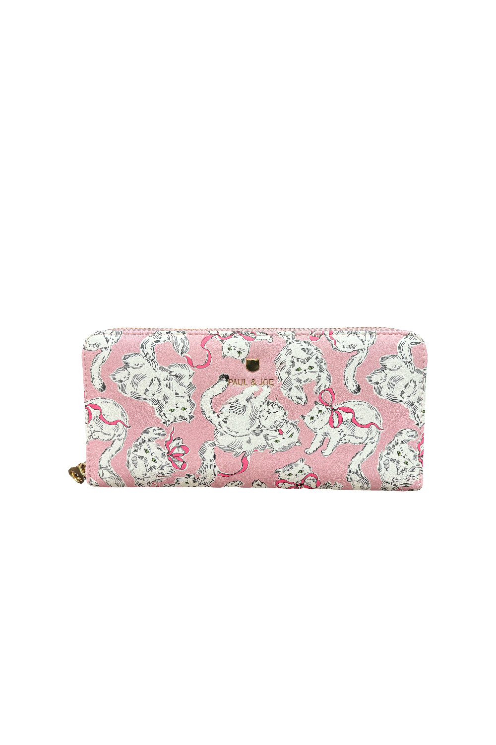 Paul & Joe Portefeuille rose chats motif exclusif