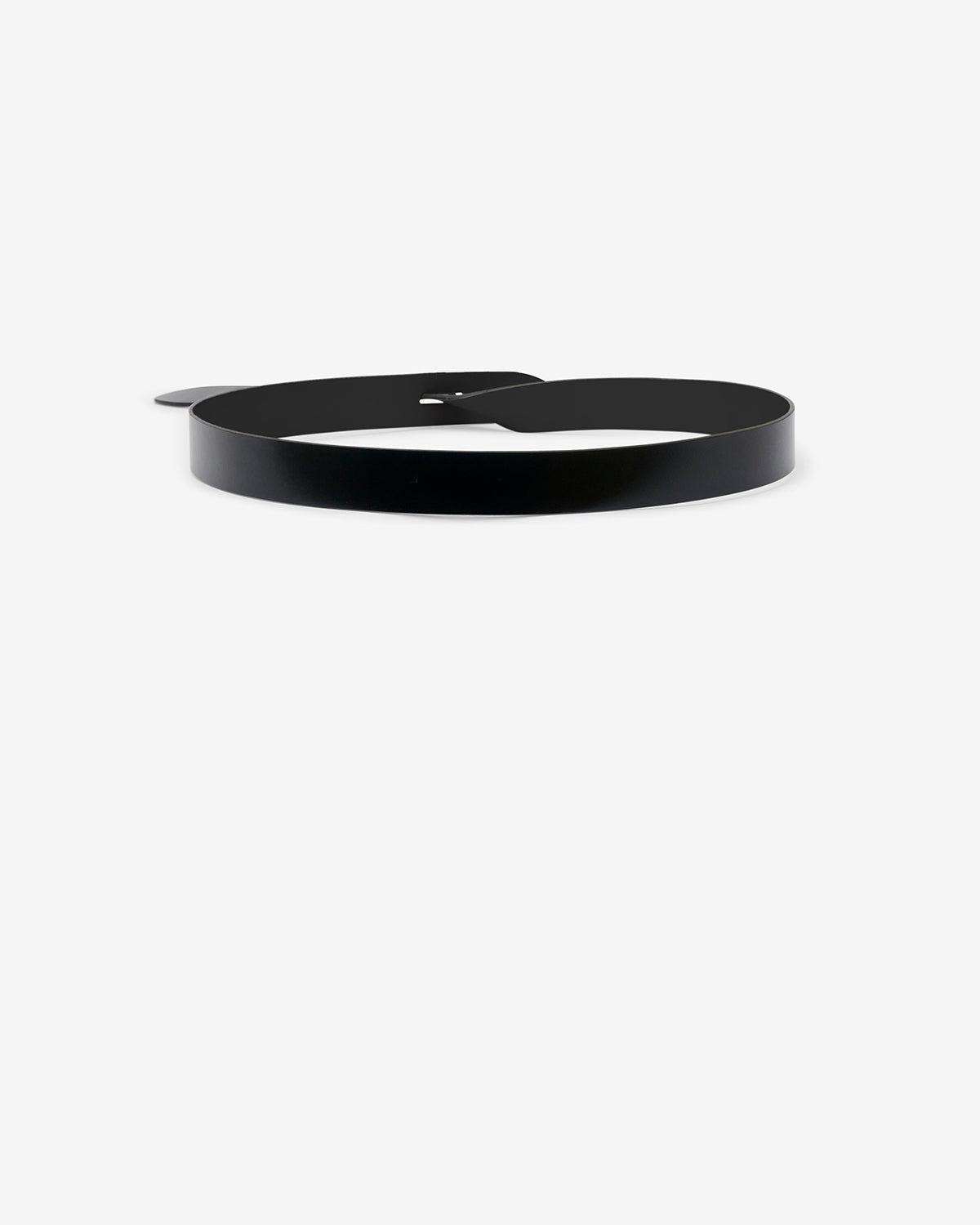 Isabel Marant Lecce ceinture cuir noir à nouer